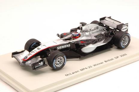 Mclaren Mp4-20 J.P. Montoya 2005 #10 Winner British Gp 1:43 Model S4304 - 2