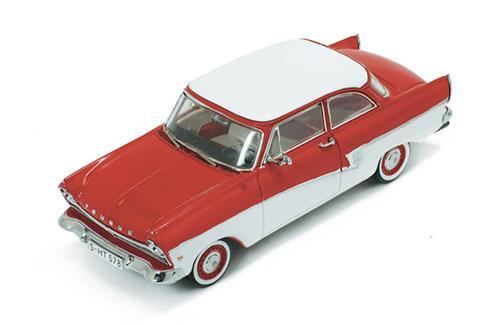 Ford Taunus 17M 1957 Red / White 1:43 Model Prd387 - 2