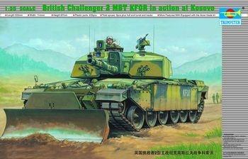 British Challenger 2 Mbt Kfor Tank 1:35 Plastic Model Kit Riptr 00345