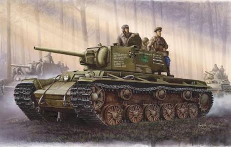 Russia Kv-1 Model 1942 Simplified Turret Tank 1:35 Plastic Model Kit Riptr 00358