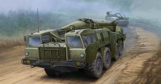 Soviet Scud (9P117M1) Launcher with R17 Rocket Elbrus (Scud B) 1:35 Plastic Model Kit RIPTR 01019