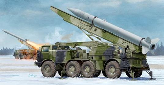 Russian 9P113 Tel With 9M21 Rocket Of 9K52 Luna-M Short Range Artillery Rocket System 1:35 Plastic Model Kit Riptr 01025