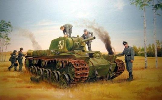 Soviet Kv-8 Heavy Tank 1:35 Plastic Model Kit Riptr 01565