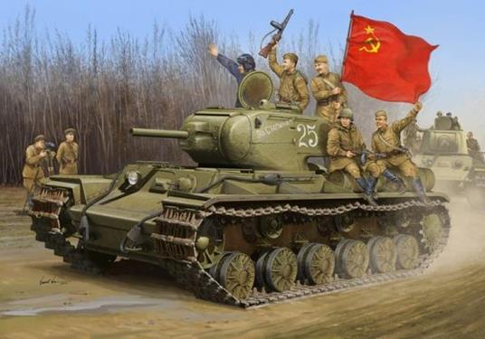 Soviet Kv-1S Heavy Tank 1:35 Plastic Model Kit Riptr 01566 - 2