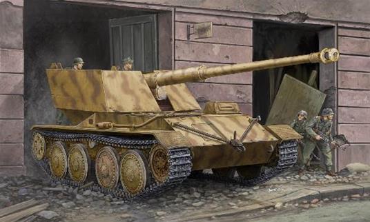 Pak-43 88Mm Waffentrager (Krupp/ Ardelt) Tank Carro Armato Plastic Kit 1:35 Model Tp1587 - 2