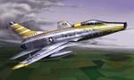 F-100 D Super Sabre 1:72 Plastic Model Kit Riptr 01649