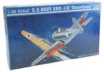 U.S. Navy Sbd-1/2 Dauntless Aircraft 1:32 Plastic Model Kit Riptr 02241