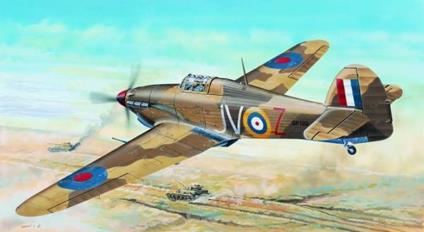 Hawker Hurricane Iid Trop Aircraft 1:24 Plastic Model Kit RIPTR 02417