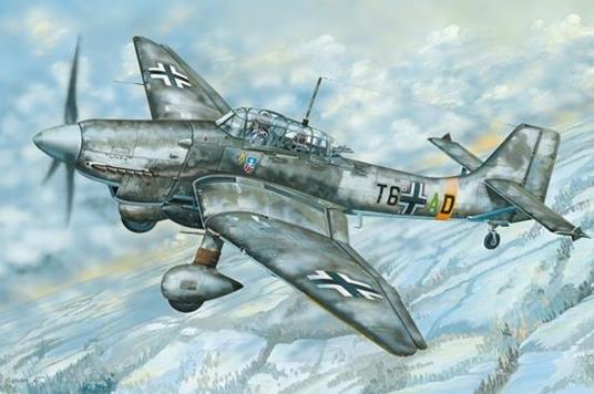 Junkers Ju-87d Stuka Aircraft 1:32 Plastic Model Kit RIPTR 03217