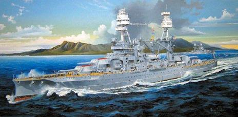 Uss Bb-39 Arizona Battleship Plastic Kit 1:200 Model Tr 03701 - 2