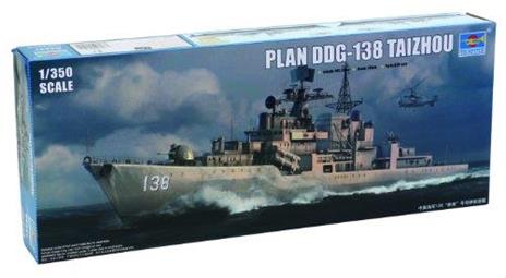 Chinese Peoplès Liberation Army Navy Ddg-138 Taitsu~Ou Taizhou Plastic Kit 1:350 Model Tp4541 - 2