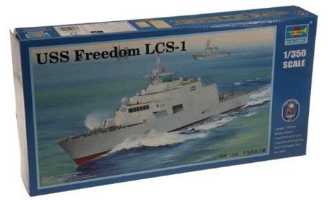 Us Navy Uss Freedom Lcs-1 (Freedom Class Littoral Combat Ship) 1:350 Plastic Model Kit Riptr 04549 - 2