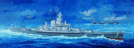 Uss Massachusetts Bb-59 Battleship 1:350 Plastic Model Kit Riptr 05306