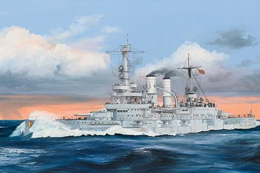 German Schleswig Holstein Battleship 1935 1:350 Plastic Model Kit RIPTR 05354 - 2