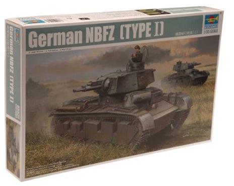 German Nbfz Type I Tank 1:35 Plastic Model Kit Riptr 05527 - 2