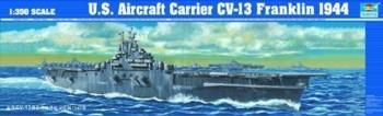 U.S. Us Aircraft Carrier Cv-13 Franklin 1944 Nave Portaerei 1:350 Model Riptr 05604 - 2