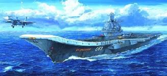 Russian Navy Kuznetsov 1:700 Plastic Model Kit Riptr 05713