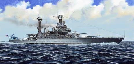 Uss California Bb-44 1941 Battleship 1:700 Plastic Model Kit Riptr 05783 - 2