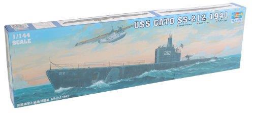 Uss Gato Ss-212 1941 Submarine 1:144 Plastic Model Kit Riptr 05905