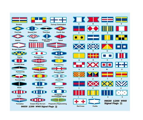 1/200 Ships For Decal / Ww2 Signal Flag (Set Of 2) (Japan Import) - 3