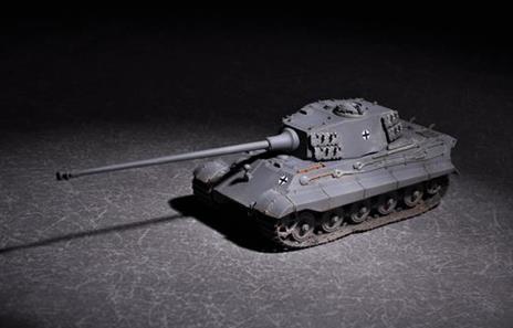 German King Tiger Henschel Turret With 105Mm Kwk L/65 Tank 1:72 Plastic Model Kit Riptr 07160 - 2