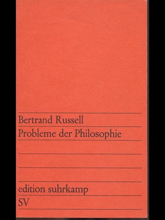 Probleme der Philosophie - Bertrand Russell - 3