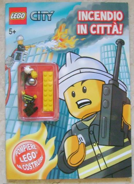 LEGO City Incendio in Città Panini Magazine Personaggio + Libro - 2