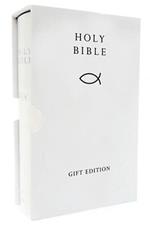 HOLY BIBLE: King James Version (KJV) White Compact Gift Edition