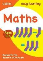 Maths Ages 3-5: Prepare for School with Easy Home Learning - Collins Easy Learning - cover
