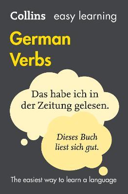 Easy Learning German Verbs: Trusted Support for Learning - Collins Dictionaries - cover