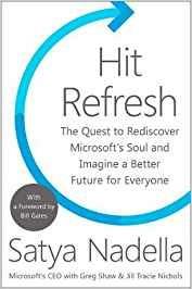 Hit Refresh: A Memoir by Microsoft's CEO - Satya Nadella - cover