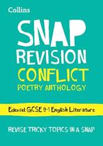 Edexcel Conflict Poetry Anthology Revision Guide: Ideal for Home Learning, 2023 and 2024 Exams