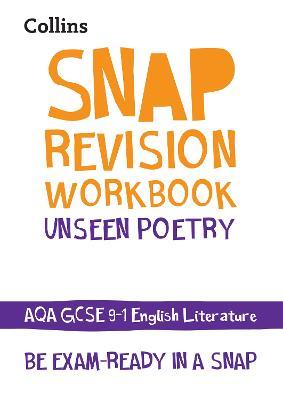 AQA Unseen Poetry Anthology Workbook: Ideal for the 2024 and 2025 Exams - Collins GCSE - cover