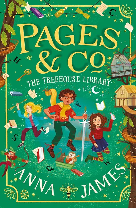 Pages & Co.: The Treehouse Library (Pages & Co., Book 5) - Anna James,Marco Guadalupi - ebook