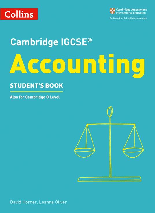 Cambridge IGCSE™ Accounting Student's Book (Collins Cambridge IGCSE™)