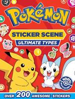 POKÉMON ULTIMATE TYPES STICKER SCENE