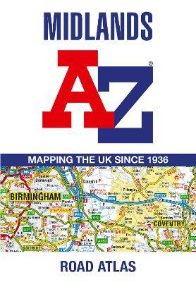 Midlands A-Z Road Atlas - A-Z Maps - cover