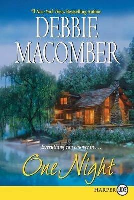 One Night Large Print - Debbie Macomber - cover