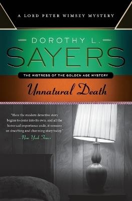 Unnatural Death - Dorothy L Sayers - cover