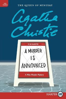 A Murder Is Announced: A Miss Marple Mystery - Agatha Christie - cover