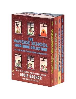 The Wayside School 4-Book Box Set: Sideways Stories from Wayside School, Wayside School Is Falling Down, Wayside School Gets a Little Stranger, Wayside School Beneath the Cloud of Doom - Louis Sachar - cover