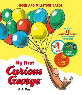 My First Curious George (Book and Milestone Cards) - H. A. Rey - cover