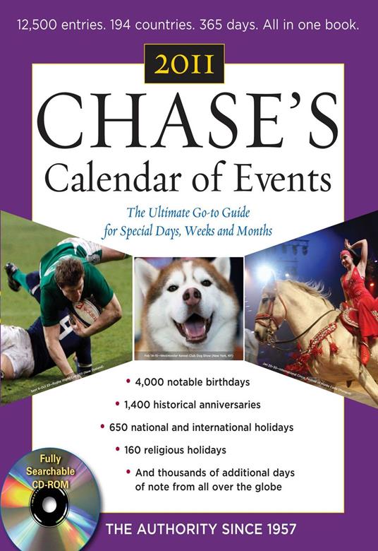 Chase's Calendar of Events, 2011 Edition