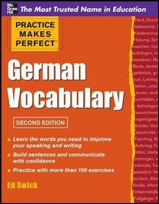 Practice Makes Perfect German Vocabulary - Ed Swick - cover