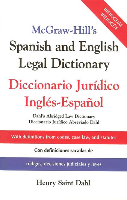 McGraw-Hill's Spanish and English Legal Dictionary