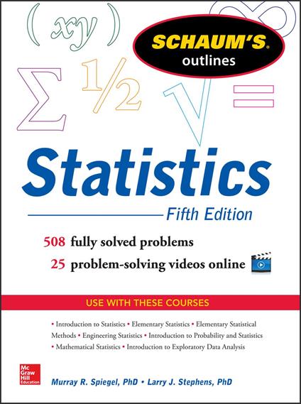 Schaum's Outline of Statistics, 5th Edition