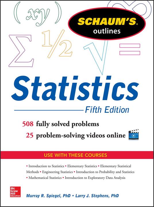 Schaum's Outline of Statistics, 5th Edition