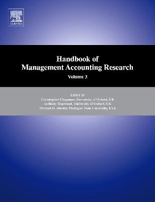 Handbook of Management Accounting Research - cover