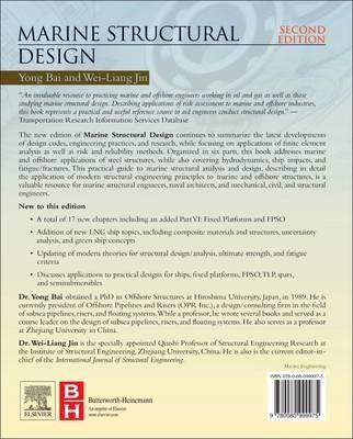 Marine Structural Design - Yong Bai,Wei-Liang Jin - cover