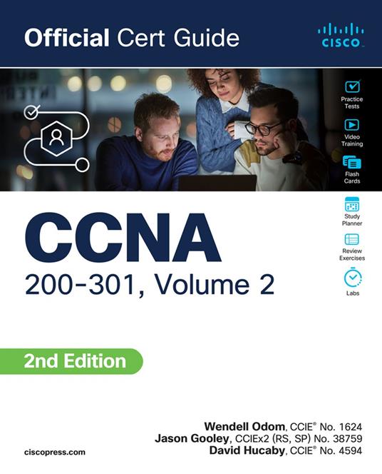 CCNA 200-301 Official Cert Guide, Volume 2 - Jason Gooley,David Hucaby,Wendell Odom - ebook